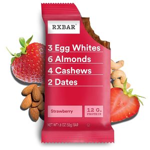 RXBAR Protein <b>Bars</b>, 12g Protein, Gluten Free <b>Snacks</b>, Strawberry, 22oz Box (12 <b>Bars</b>) - Product Image 3