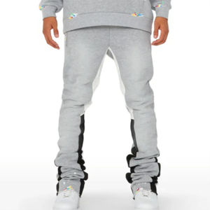 Conjunto Deportivo Urbano 2026 para Hombre, Estilo Vintage con Lavado Ácido, Sudadera con Bordado Personalizado, Pantalones de Chándal Acampanados y Sudadera con Capucha - Product Image 6