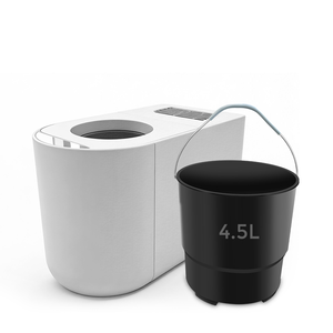 Compostador de Residuos Alimenticios Doméstico para Encimera, Acero Inoxidable, Tecnología Inteligente con IA, Sensor de Humedad, Almacenamiento sin Olores, Ultrasilencioso - Product Image 1