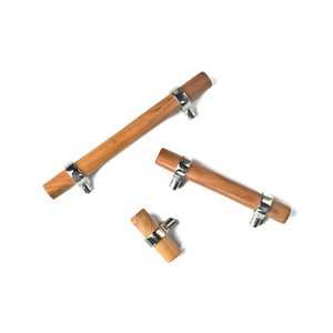 มือจับประตูห้องนอนขัดเงาสไตล์ความรักแบบพรีเมี่ยมพร้อมล็อคก้านไม้สีทองร่วมสมัยสีดำและสีบรอนซ์สำหรับบ้านสมัยใหม่ - Product Image 6