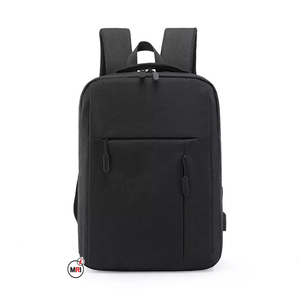 Sac à dos unisexe en nylon pour ordinateur portable avec port USB étanche style décontracté pour hommes utilisation quotidienne sangle système de transport fermeture à glissière - Product Image 3