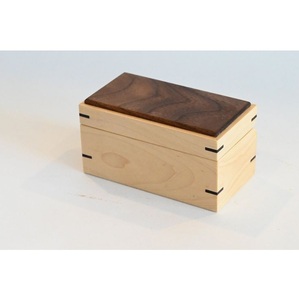 Caja de almacenamiento de madera para letras y fotos para decoración de sala de estar - Product Image 3