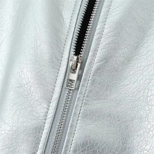 2024 primavera/verano nueva ropa de mujer diseño plateado traje de béisbol Chaqueta corta de piloto para mujer Top - Product Image 4