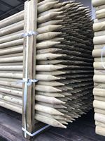 Estacas de Madera Dura de 25-30 mm de Diámetro, Ecológicas, para Cercas de Granja, Soporte para Plantas y Flores, Estacas Puntiagudas de Madera Natural de Vietnam