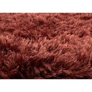 Alfombra de Poliéster Estilo Boho, Color Rojo Anaranjado, Hecha a Mano, Grosor de 10 mm, Rectangular, Color Sólido, para Hogar, Dormitorio, Sala de Estar, Pasillo - Px-1371 - Product Image 3
