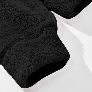 Veste à fermeture éclair à capuche en fausse fourrure en molleton lourd unisexe Pull surdimensionné imprimé du fabricant personnalisé pour hommes femmes - Product Image 6