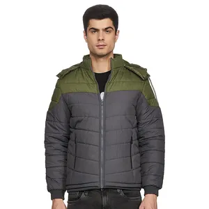 Top Trending Puffer Jackets With Removable Hood Plus Size Windbreaker Clothing For Gents With Custom Size & Label