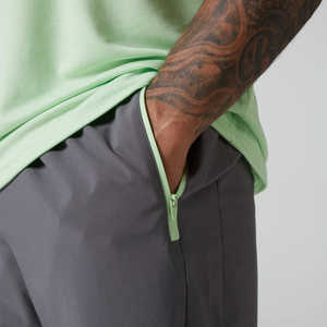 Venta al por mayor de camisetas conjunto corto de 2 piezas para los hombres de manga corta 100% poliéster conjunto doble para los hombres - Product Image 4