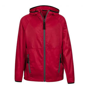 Veste coupe-vent style rue pour hommes couleur personnalisée tissu de toile imperméable polyester nylon solide de haute qualité pour le printemps - Product Image 6