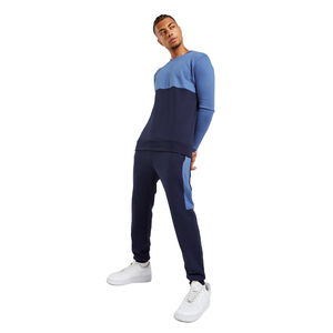 Survêtement d'hiver pour homme en coton 100% de haute qualité, coupe régulière, sweat-shirts et pantalons de survêtement, couleur unie, design 2 en 1, polaire, logo personnalisé - Product Image 1