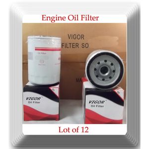 Lot de 12 filtres à huile moteur SO4631 compatibles avec Chevrolet GMC Hummer Isuzu essence et diesel - Product Image 1