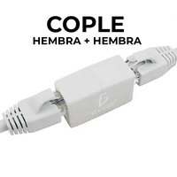 Conectores Ethernet Intellinet Modulares RJ45 UTP Cat5e Hembra a Hembra