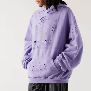 เสื้อฮู้ดกันหนาวของผู้ชาย OEM เสื้อฮู้ดผ้าฝ้าย100% ระบายอากาศได้ดีใช้ในฤดูหนาวการออกแบบหน้าจอการพิมพ์สีทึบปักด้วยเทคนิคพัฟ - Product Image 3