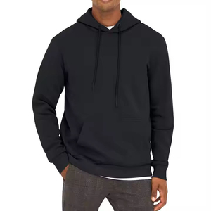 Sweats à capuche pour hommes High Street 100% coton molletonné épaissi et de haute qualité Coupe régulière Vêtements d'entraînement Sweats à capuche pour hommes - Product Image 1