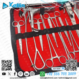 Kit de Instrumentos Quirúrgicos Médicos de Clase I con Certificación CE ISO, 21 Piezas, Fuente de Alimentación Manual Minilap, Acero Inoxidable, 1 Año de Garantía - Product Image 2