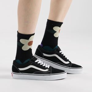 Chaussettes en coton pour femmes Kikiya - Imprimé floral Respirant Tricoté Épaisseur standard Chaussettes décontractées pour un usage quotidien - Product Image 5