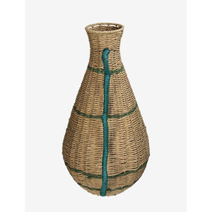 Jarrón con patas de ratán minimalista hecho a mano, urna de mimbre forjado artesanal para flores secas, decoración del hogar de Vietnam - Product Image 4