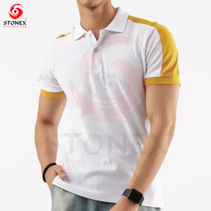 Polo d'été à la mode T-Shirt Casual Men's Shirt Breathable Short Sleeved Sports Cotton Streetwear Polo T Shirt - Product Image 1