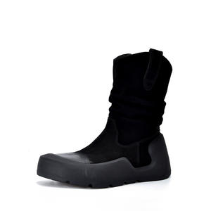 รองเท้าบูทผู้หญิงทรงยาว แบบสูงถึงเข่าและเหนือเข่า ส้นหนา สำหรับงานปาร์ตี้ ฤดูหนาว ใส่ทำงาน และใส่ในชีวิตประจำวัน - Product Image 4