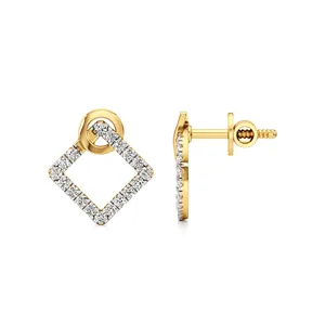 Pendientes de Diamantes GeoLuxe - Product Image 3