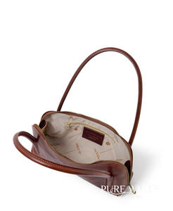 Bolso de Hombro Baguette Hecho a Mano en Cuero Genuino Italiano para Mujer - Product Image 2
