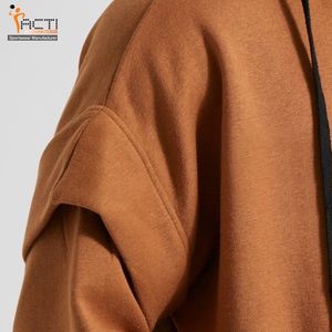 Sudaderas con capucha de mezcla de algodón básicas de alta calidad de color personalizado sudaderas con capucha de gran tamaño con logotipo personalizado para la venta en línea - Product Image 6
