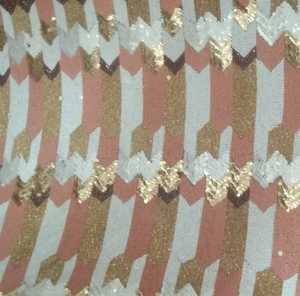 Tissu en dentelle perlée de polyester 100% ornemental organique pour les accents de corps de bordure Lehenga ajoute un ensemble festif de mariage Regal Look - Product Image 3