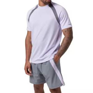 Ensemble de survêtement en Nylon coupe-vent personnalisé de haute qualité solide été coupe décontractée tissu respirant court grande taille adultes - Product Image 1