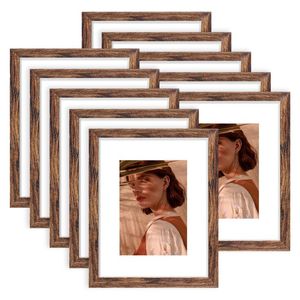 Cadre photo en bois d'os fait à la main sur le thème établi Cadres photo en MDF Décoration intérieure décorative - Product Image 1