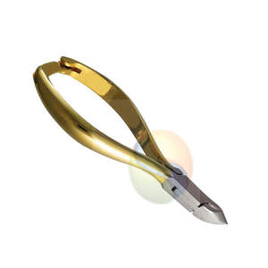 Pince à cuticules professionnelle en acier inoxydable allemand avec lames à joint en boîte tranchantes, pince à ongles et à cuticules robuste, fabrication - Product Image 4