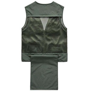 Respirant vente chaude hommes hiver imperméable travail Cargo Softshell pêche gilet Nylon/Polyester support étanche conception hiver - Product Image 3