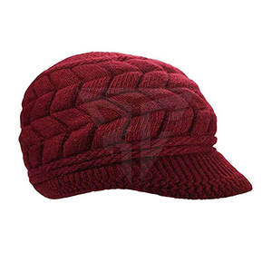 2025 étiquette personnalisée à la mode plaine bonnet chapeau nouveau Style tricoté mode chaud hiver bonnet chapeau - Product Image 2