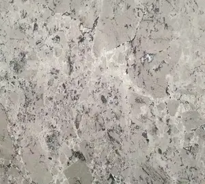 Interior Decoration Stone Marble Slabs Grey Flower Hot Selling Natural Kitchen Vanity Top Slab Statuary Grey +/- 1mm