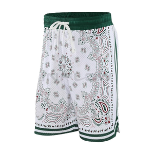 Short unisexe de basket été Sublimation Stretch Dtg Printing 100% Polyester 5 pouces entrejambe logo personnalisé vêtements de gym Gym Mesh - Product Image 4