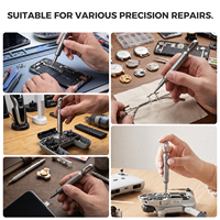 Juego de Destornilladores de Precisión de Alta Calidad 55 en 1 UF-840098, Kit de Herramientas con Mango Magnético de Aluminio para Reparación de Productos Digitales