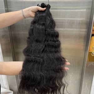 Vente chaude Donateur Cambodgien Vague Naturelle Noir Vrais Extensions de Cheveux Humains avec Fermeture Frontale Remy Hair Grade Très Populaire! - Product Image 1