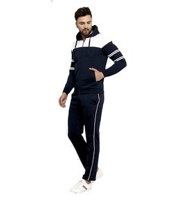 Conjunto de ropa OEM de último diseño para hombre, chándal con capucha y logotipo personalizado de 2 piezas para hombre - Product Image 3