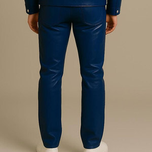 Vente en gros d'ensemble veste et pantalon en cuir pour hommes personnalisés ensemble veste et pantalon en cuir pour hommes personnalisés pour adultes - Product Image 6