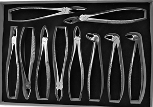Pinzas Dentales de Acero Inoxidable con Empuñadura Moleteada, Instrumento Quirúrgico Manual Clase I, Herramienta Plateada para Extracción de Molares - Product Image 2
