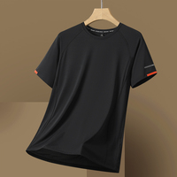 T-shirts en molleton 220g pour hommes, style streetwear, en polyester/coton délavé à l'acide, séchage rapide, nouvelle collection, vente en gros directe usine, service OEM