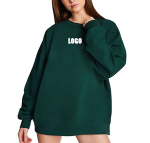 Sweatshirts décontractés pour femmes grande taille respirants en gros du Pakistan Nouveauté Conception de logo personnalisée Sweatshirts en polaire - Product Image 1