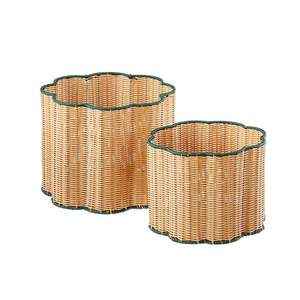 Panier de pétoncles en rotin écologique pratique et décoratif Diverses utilisations Stockage et stockage de jouets en gros du Vietnam - Product Image 5