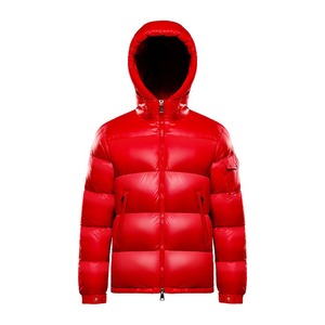 Venta al por mayor chaqueta Puffer logotipo personalizado OEM impreso de alta calidad chaqueta de invierno personalizada para los hombres burbuja Puffer chaqueta con bolsillos - Product Image 1