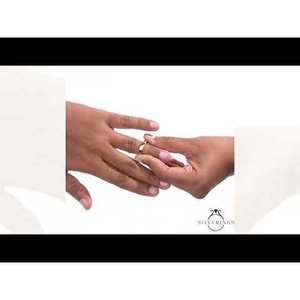 Anillo de Boda Silverings de Plata de Ley 925, Anillo de Amor 'Mi Corazón para el Tuyo' con Diamante Geométrico, Chapado en Rodio y Engastado - Product Image 5