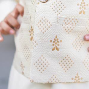 Niños Shalwar Kameez con chaleco Niños Algodón largo Tradicional Eid Traje de fiesta de boda - Product Image 5