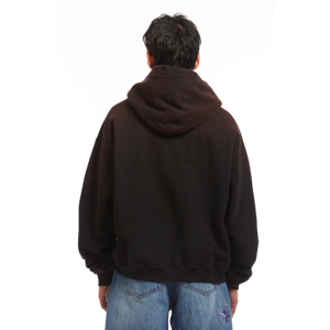 Sudadera con capucha de nuevo estilo personalizado mezclado de algodón grueso para hombre diseño de cremallera de cara completa para la temporada de otoño sudaderas en blanco ropa ofrecida - Product Image 6