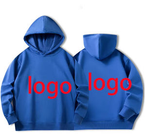 Sweat à capuche en coton pur avec logo personnalisé pour hommes, automne et hiver, échantillon gratuit, vente en gros, Offres Spéciales haute couture - Product Image 5