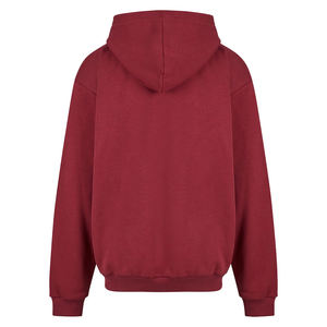 Fabricación de Pakistán sudaderas con capucha lisas de talla grande para niños Color granate algodón polar cremallera ropa informal sudaderas con capucha - Product Image 2