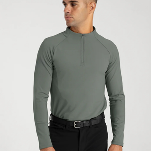 Camisa de Manga Larga Transpirable con Control de Humedad para Montar a Caballo, Capa Base Ecuestre Ligera, Servicio Personalizado ODM OEM - Product Image 1