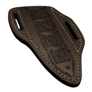 High Quality OEM 100% Factory Handmade 2023 Factory Rich Grain Pancake Style Leather <b>Sheath</b> <b>for</b> Fix Blade <b>Knives</b> - Product Image 1